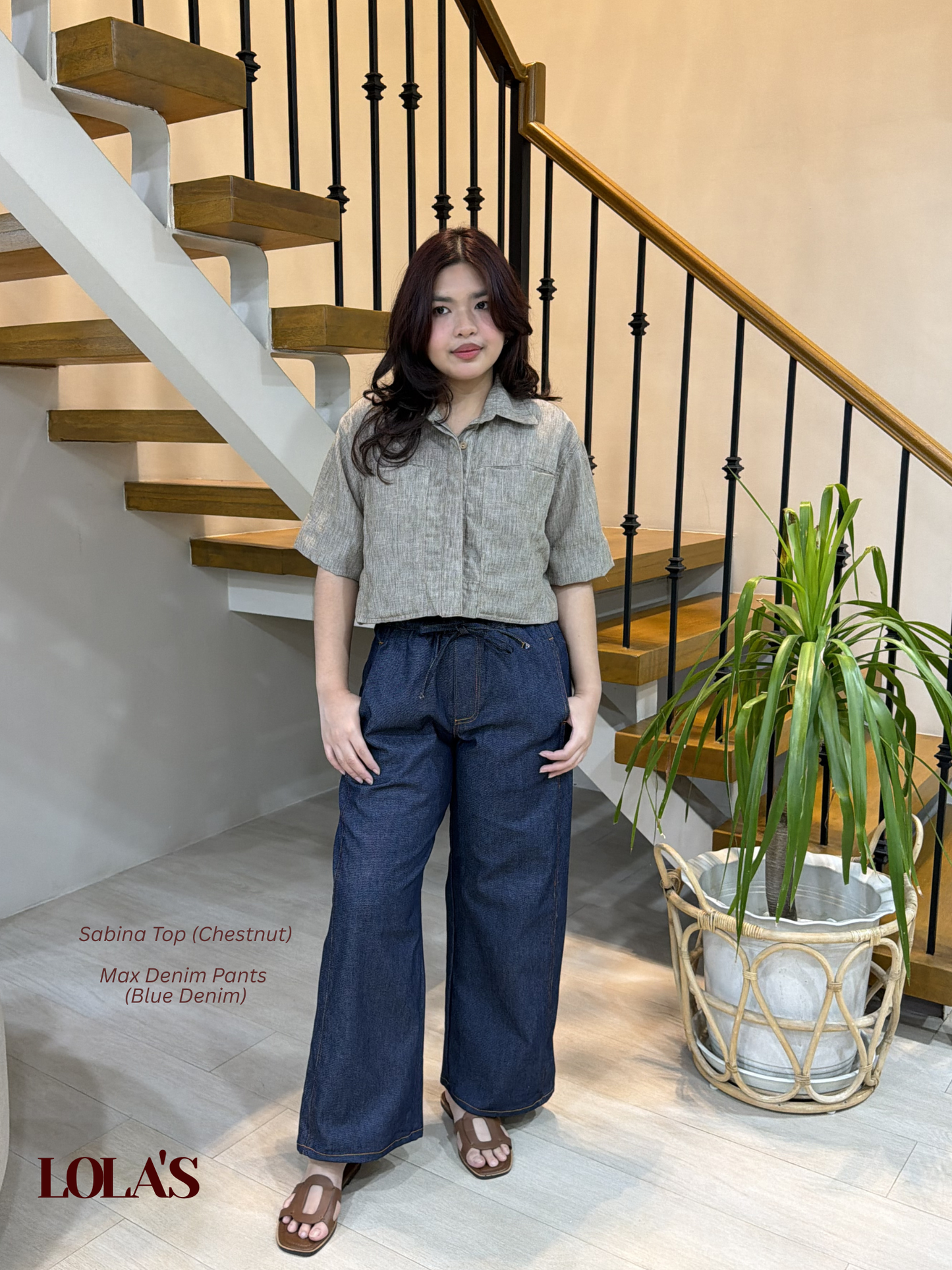 Sabina Top (Chestnut)