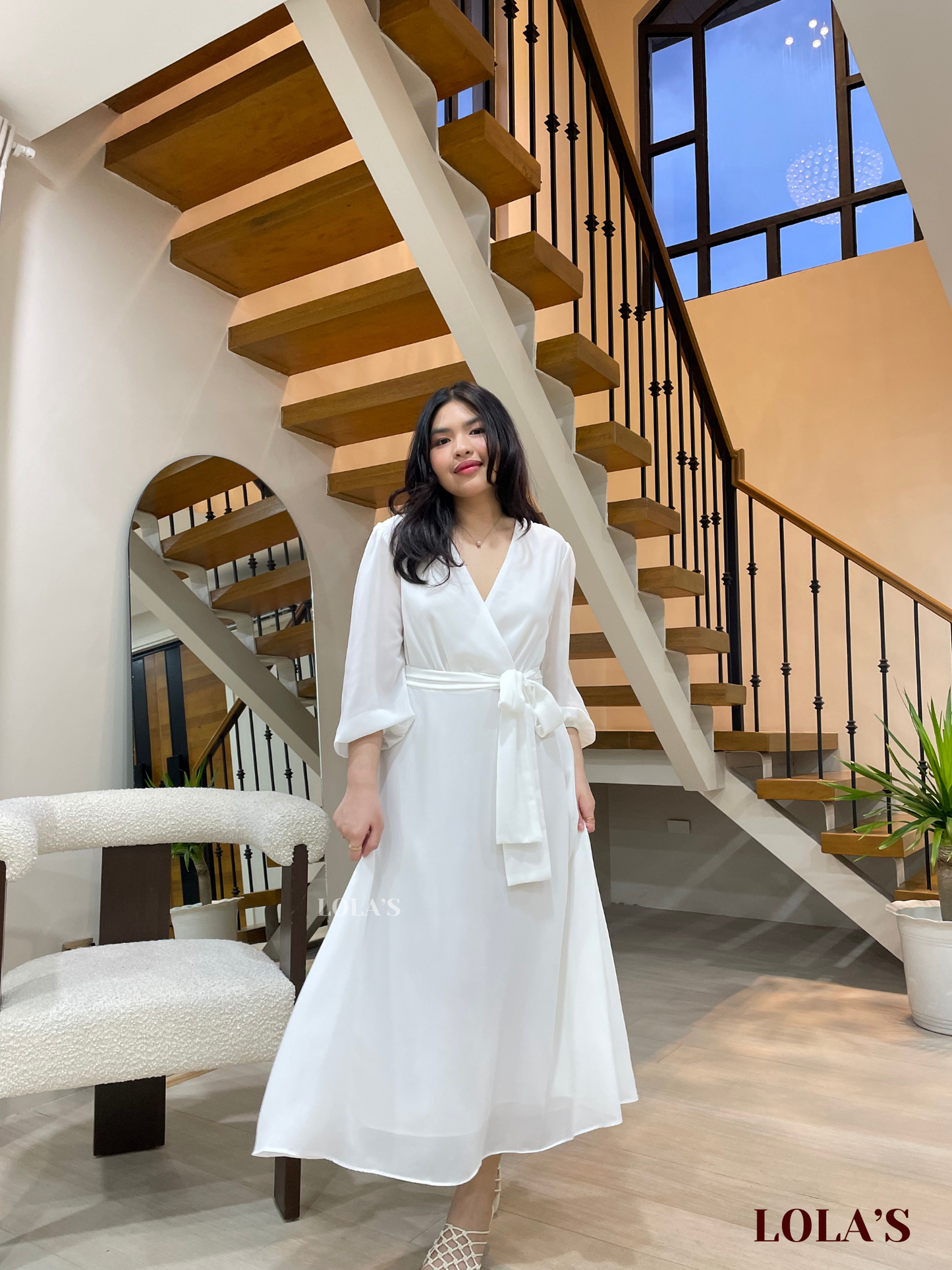 Paula Dress (White)