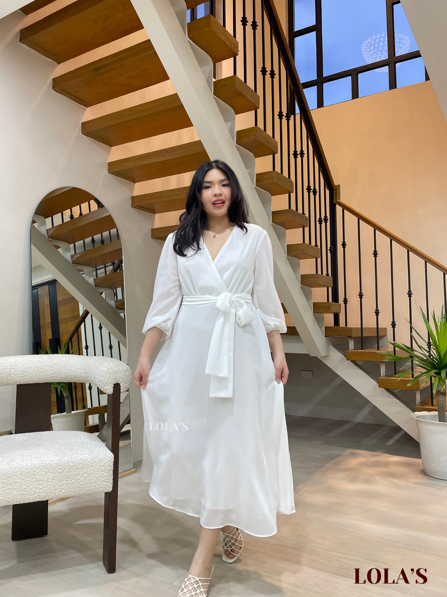 Paula Dress (White)