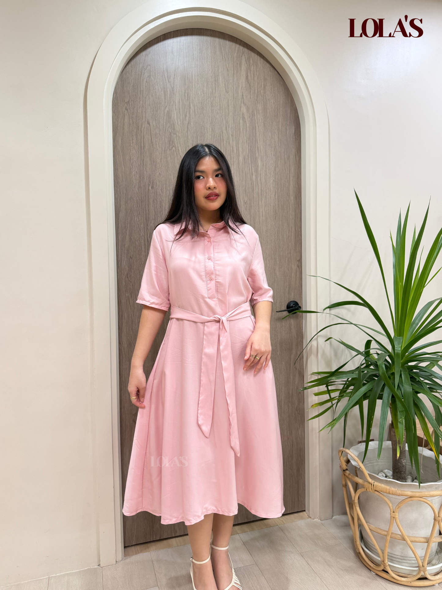 Bianca Dress (Dusty Pink)