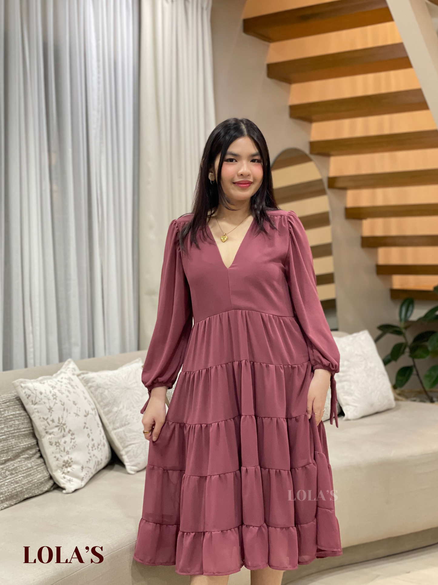 Anna Dress (Plum)