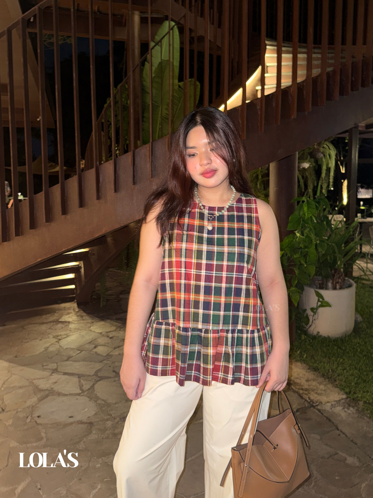 Wena Top (Holiday Tartan)