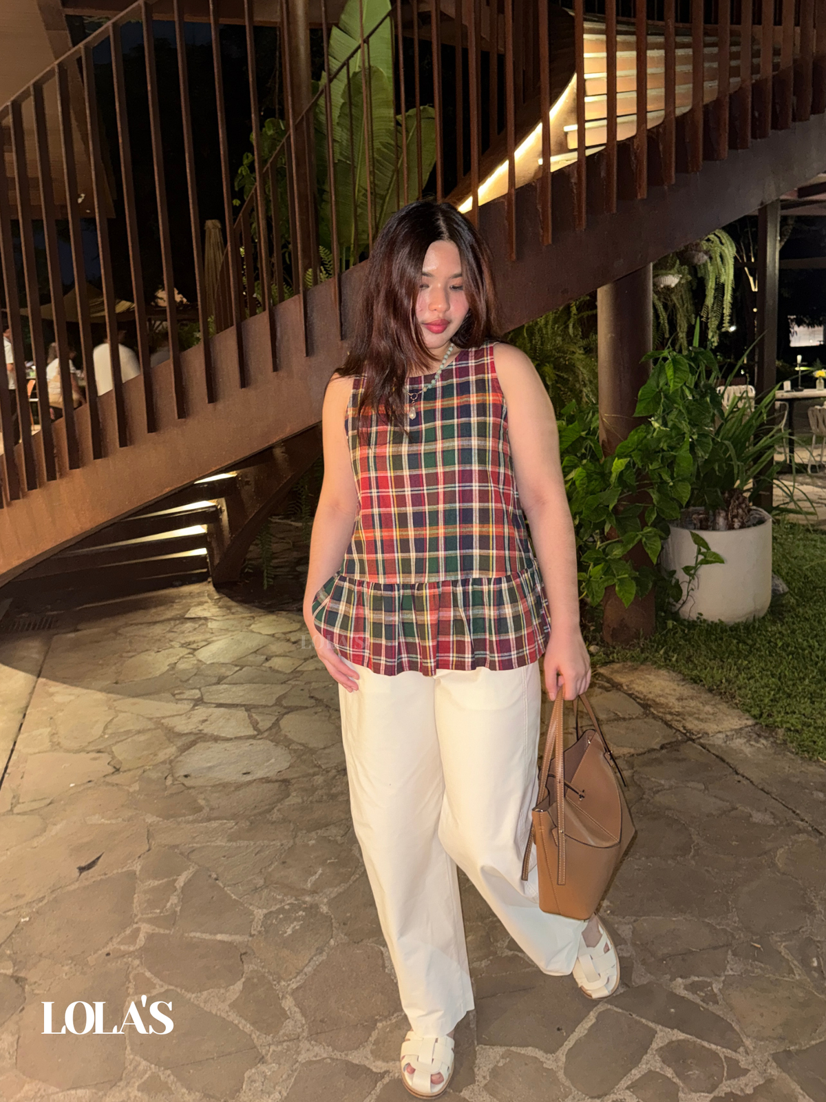 Wena Top (Holiday Tartan)