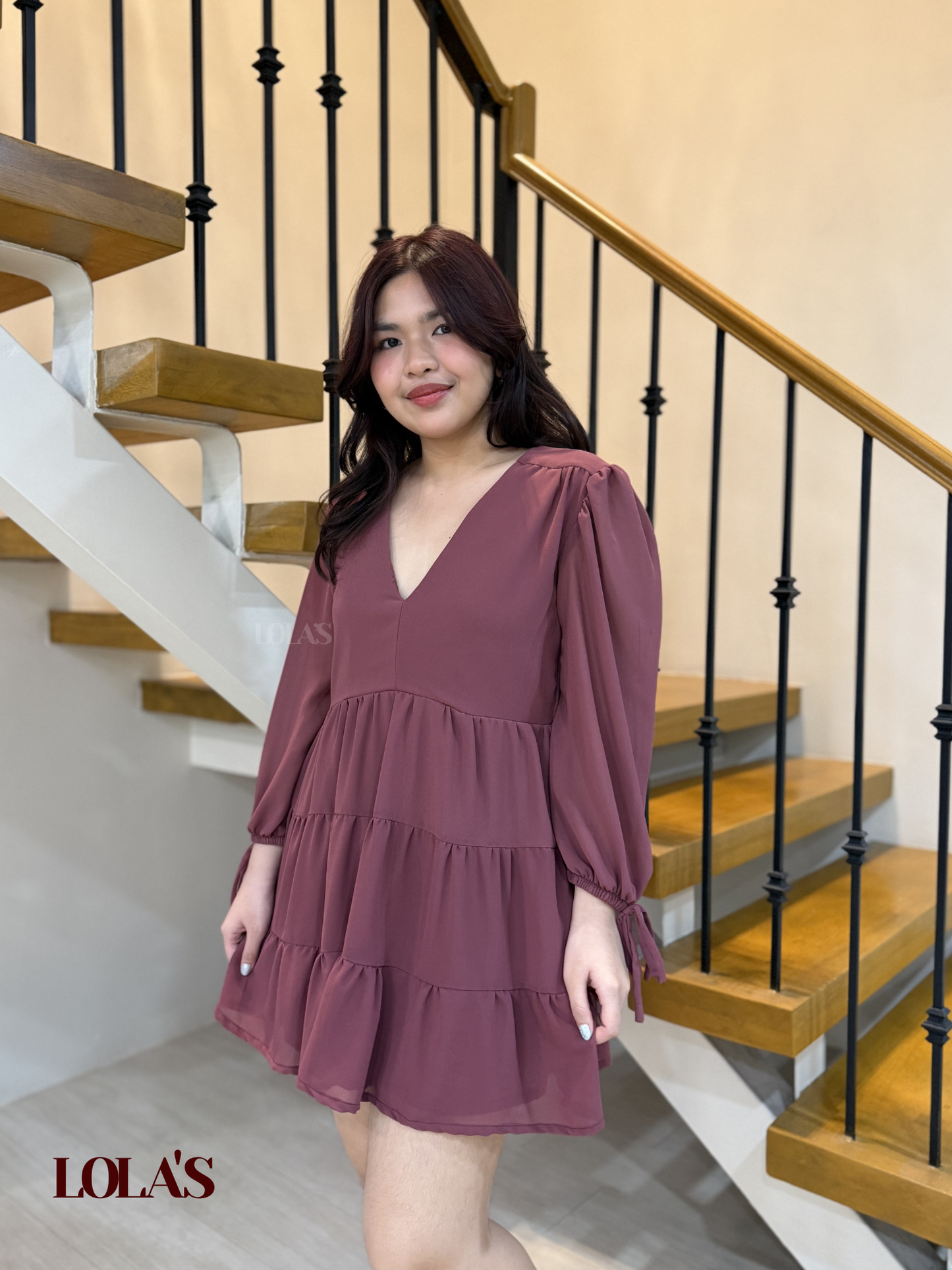 Monina Dress (Plum)