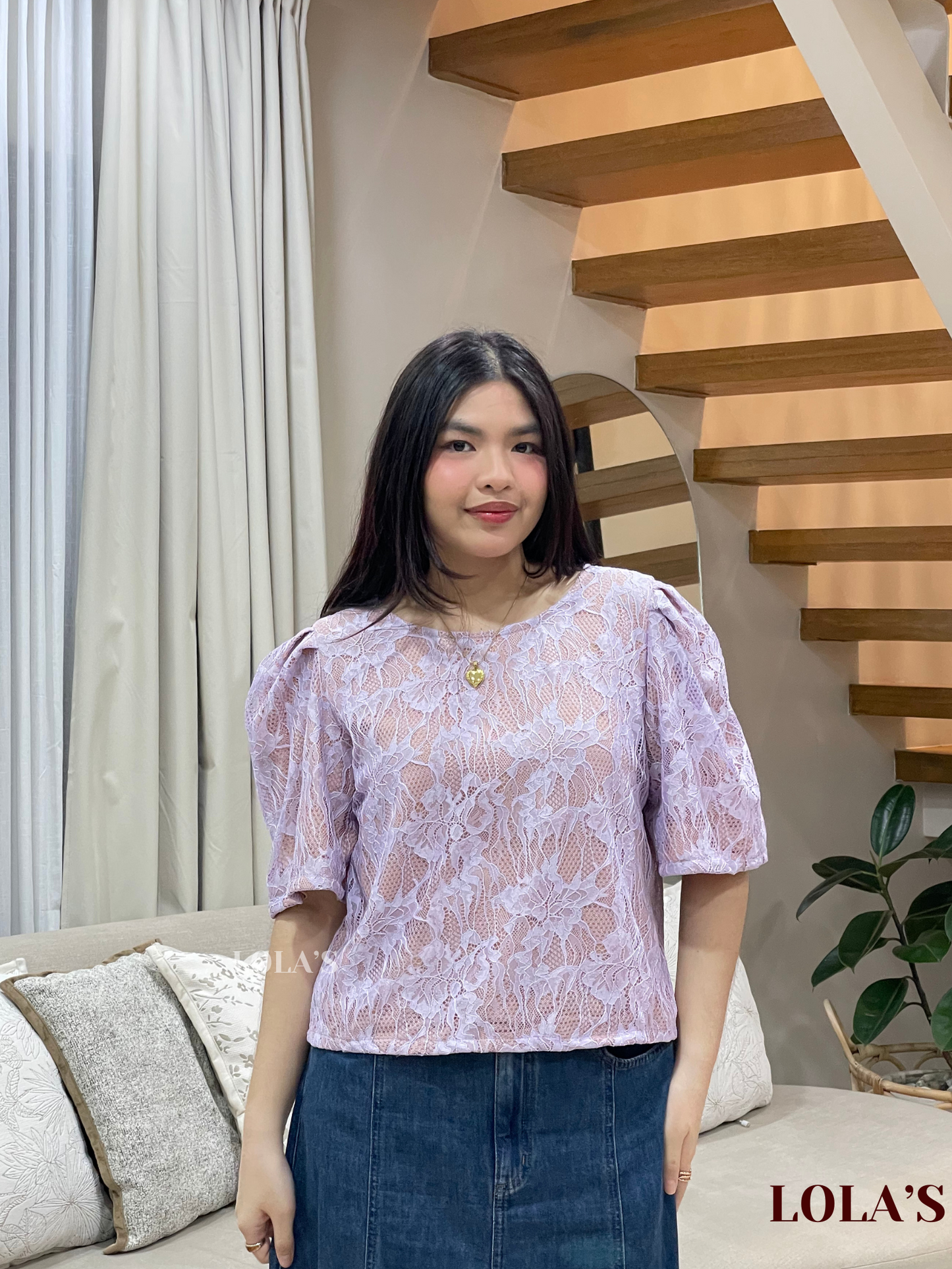 Vivian Top (Lavender Mist)