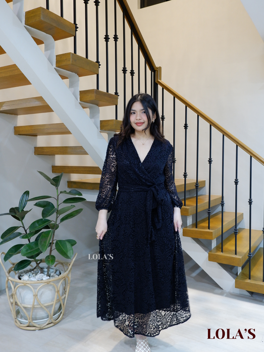Paula Dress (Black Lace)