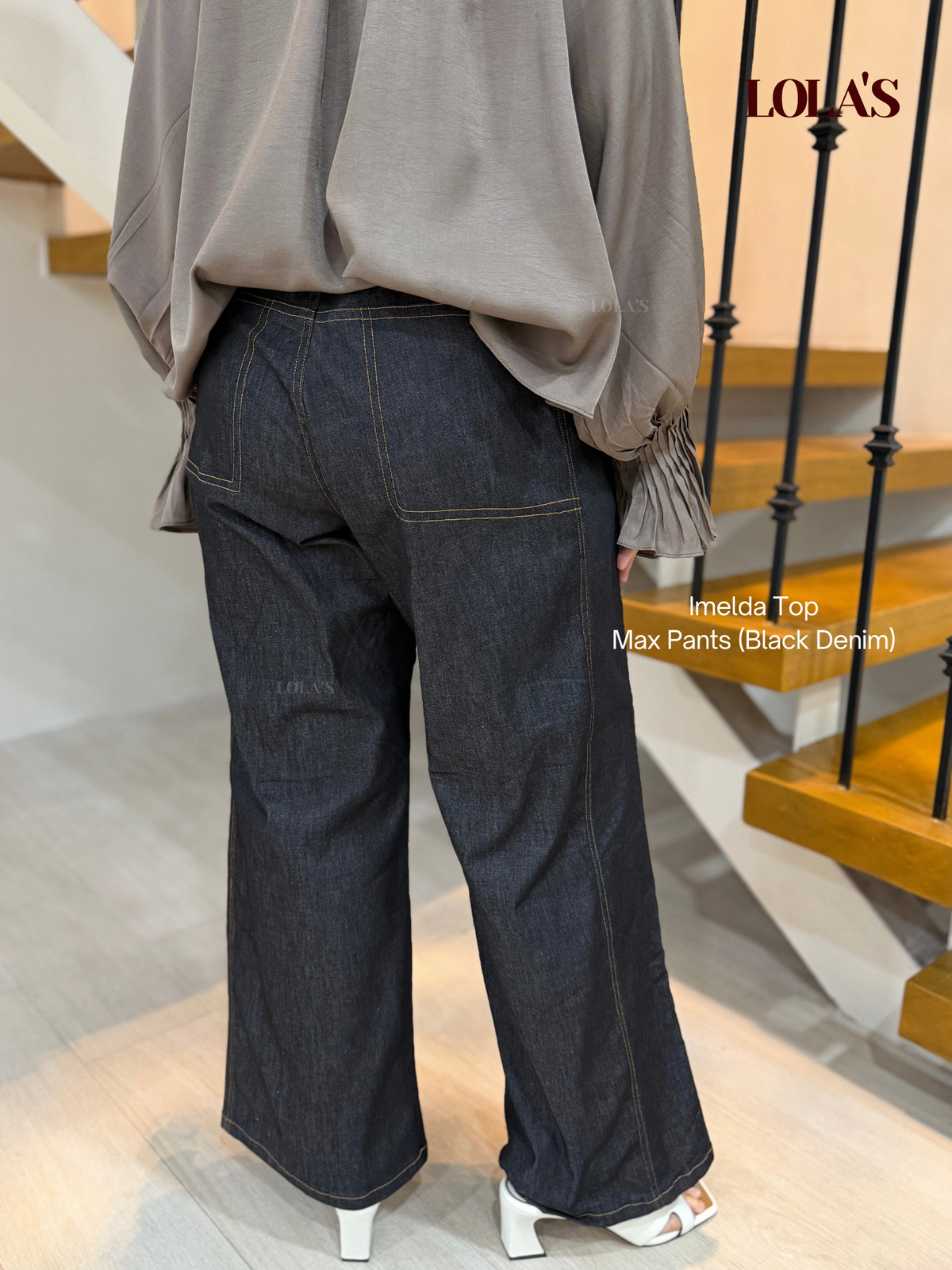 Max Soft Denim Pants (Denim Black)