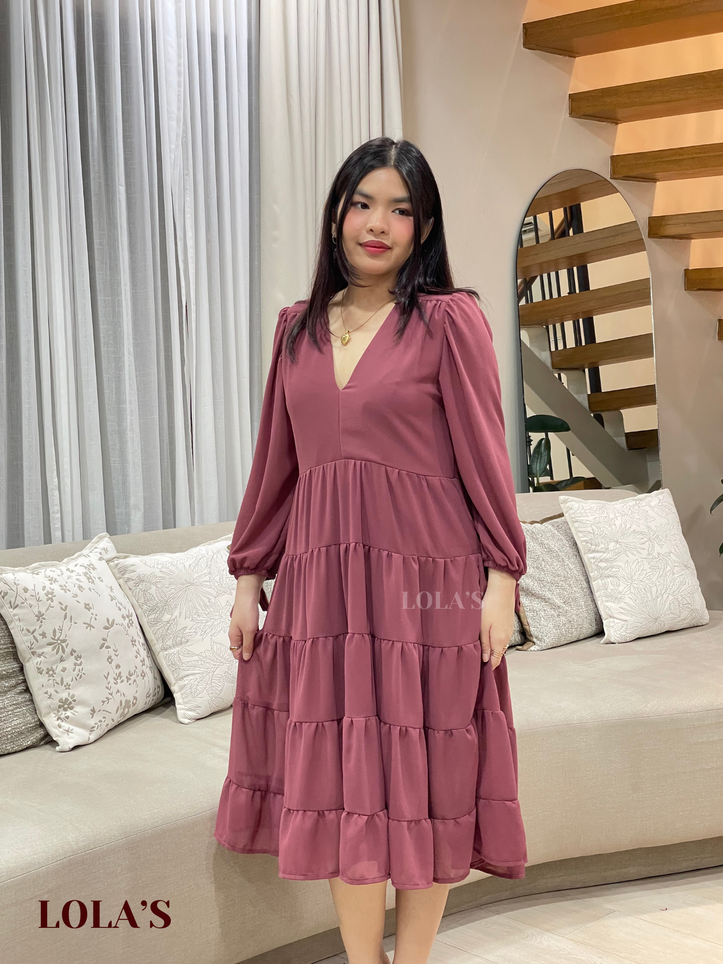 Anna Dress (Plum)