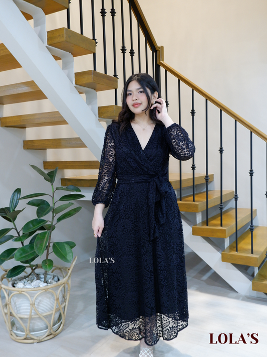 Paula Dress (Black Lace)