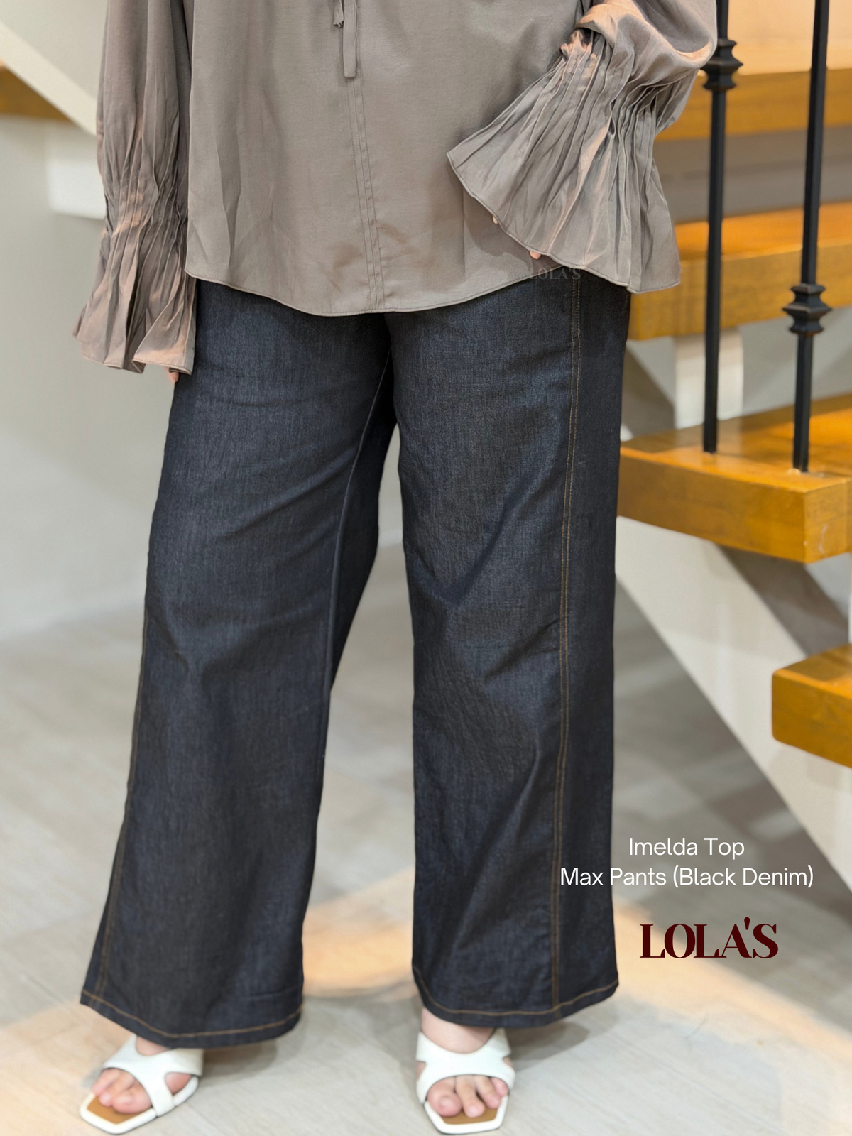 Max Soft Denim Pants (Denim Black)