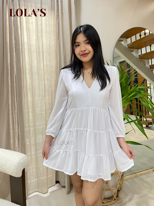 Monina Dress (White)