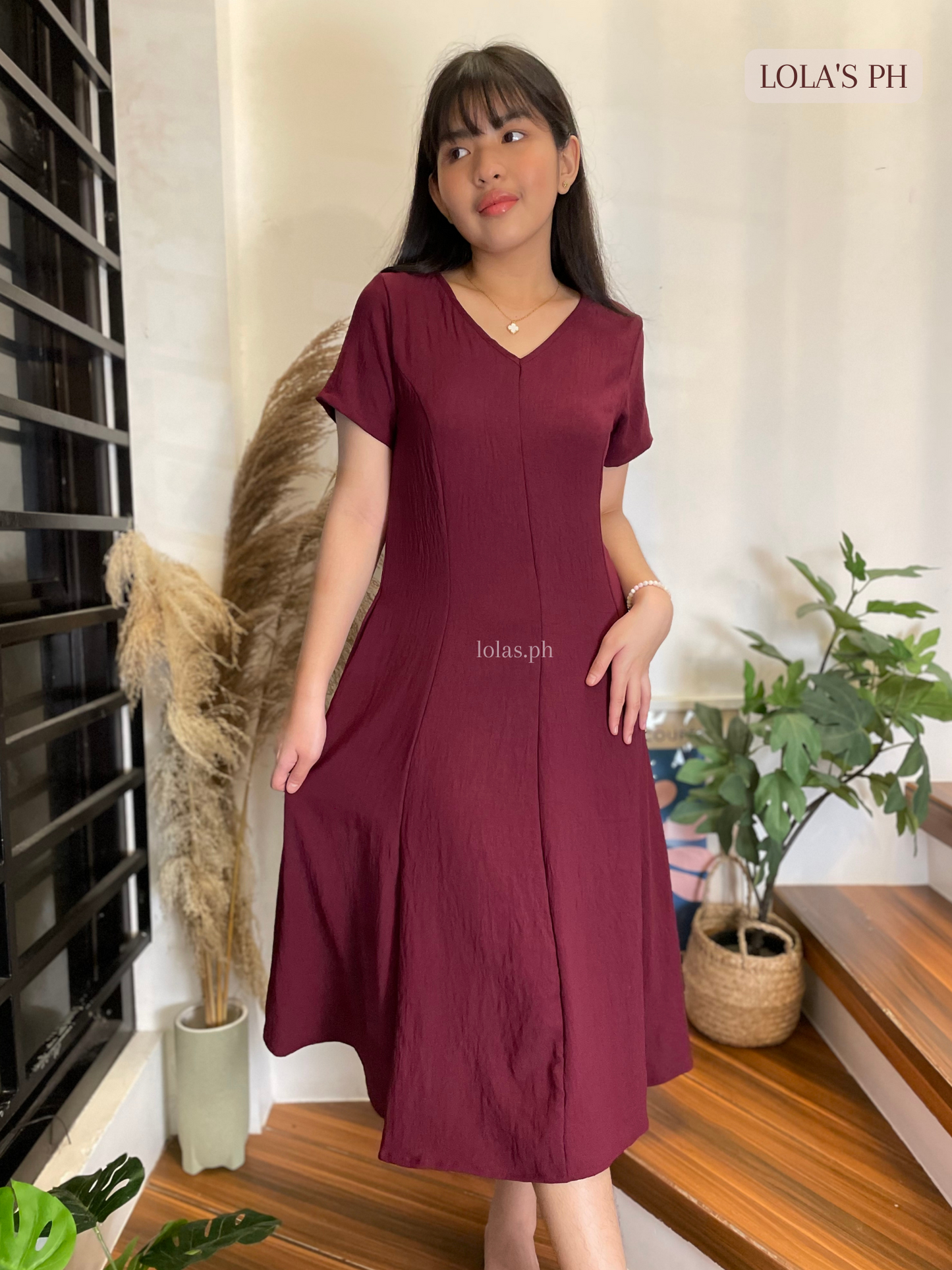 Reema Dress (Plum)