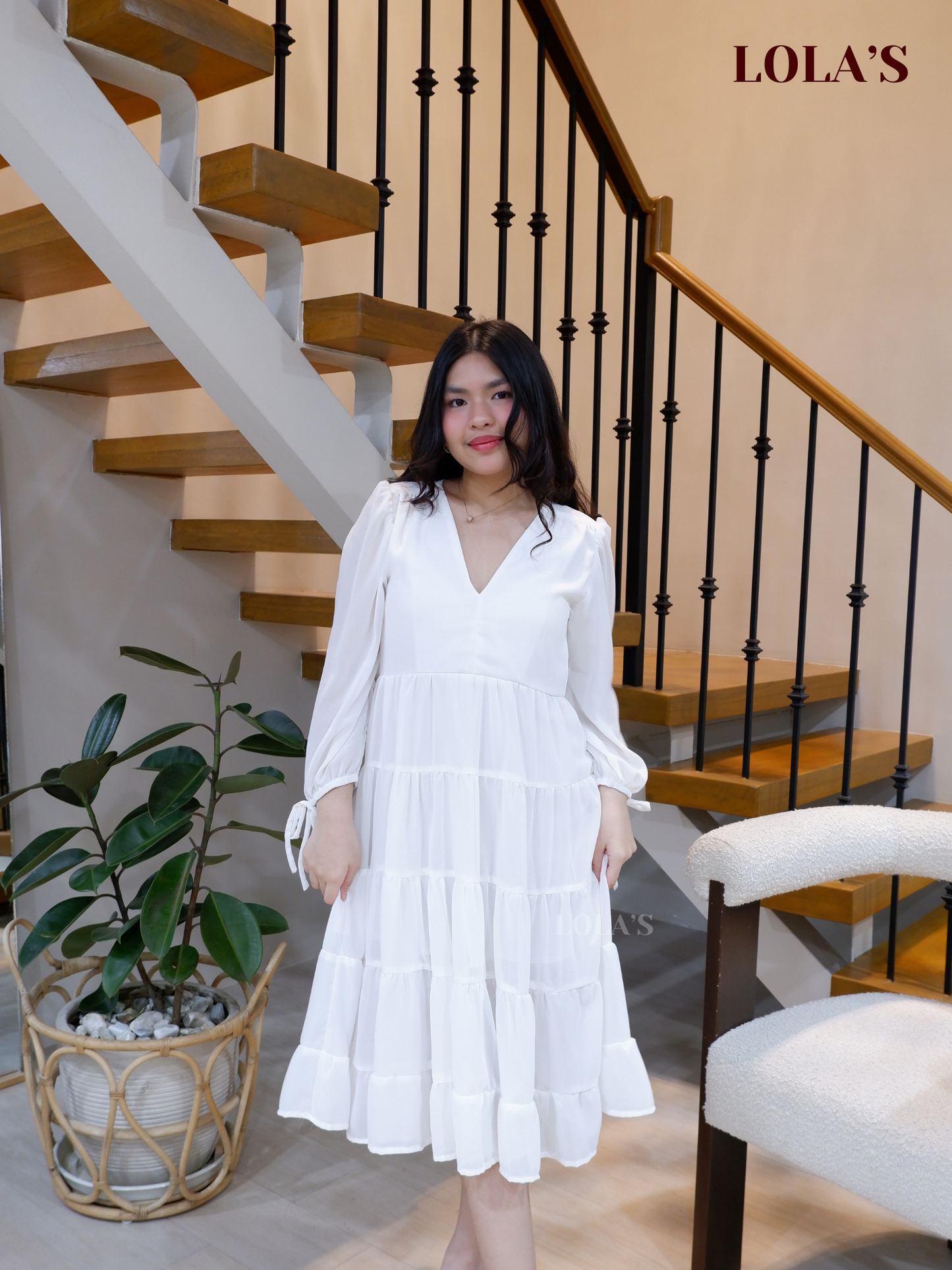 Anna Dress (White)