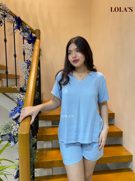 Terno Loungewear Coordinates (Sky Blue)