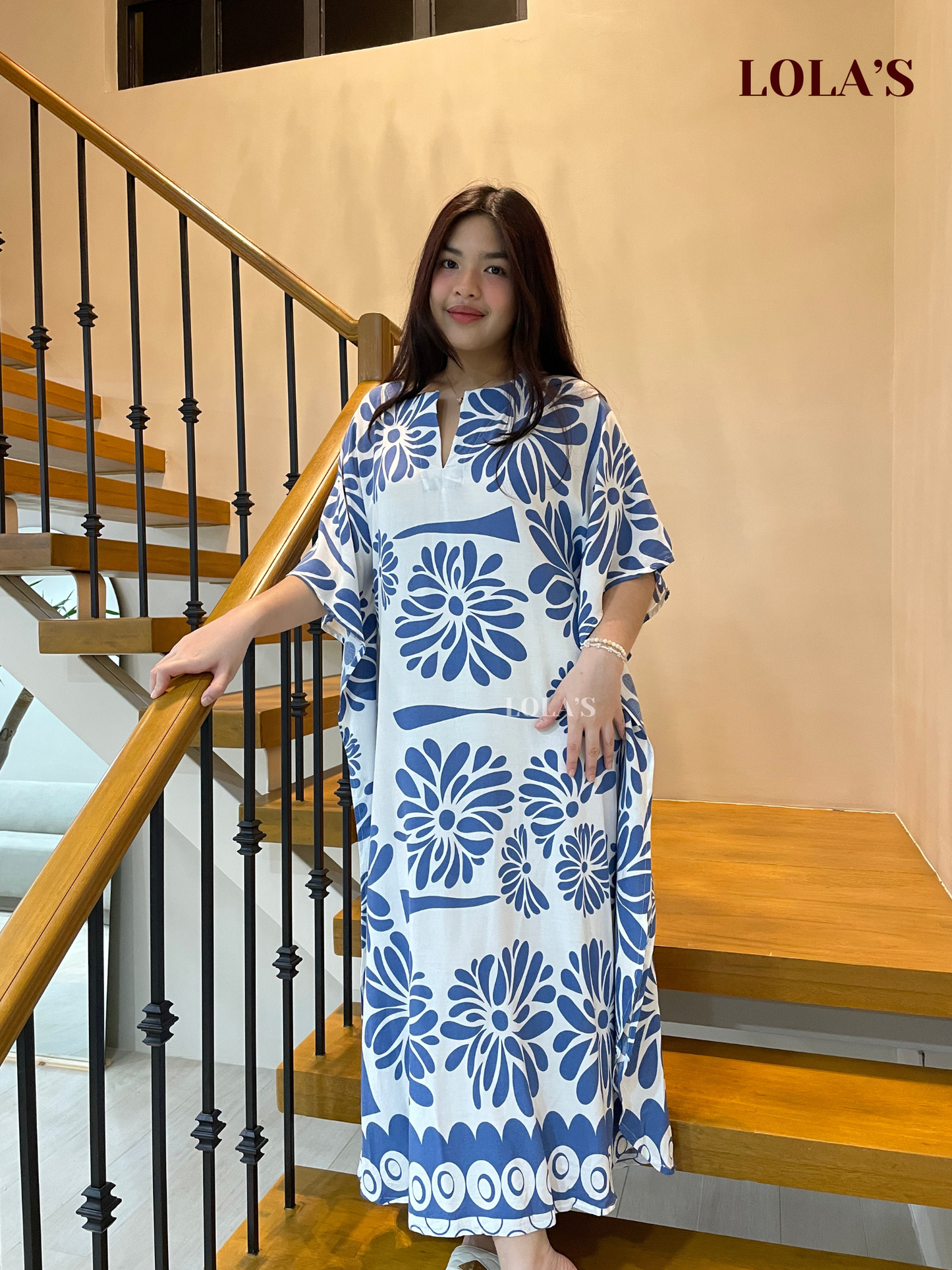 Donya Dress (Blue Clover)