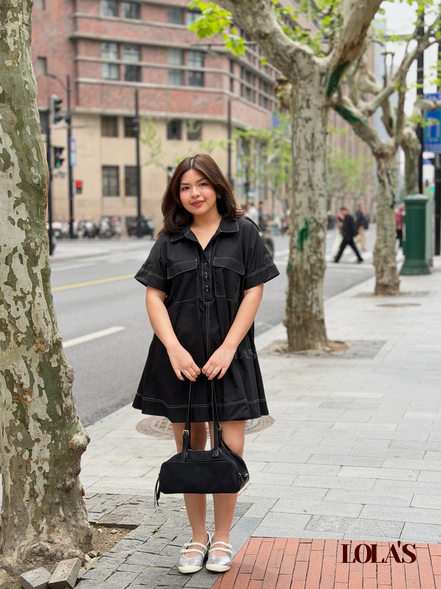 Sandrine Dress (Black)