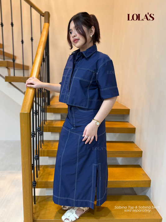 Sabina Skirt (Navy Blue)