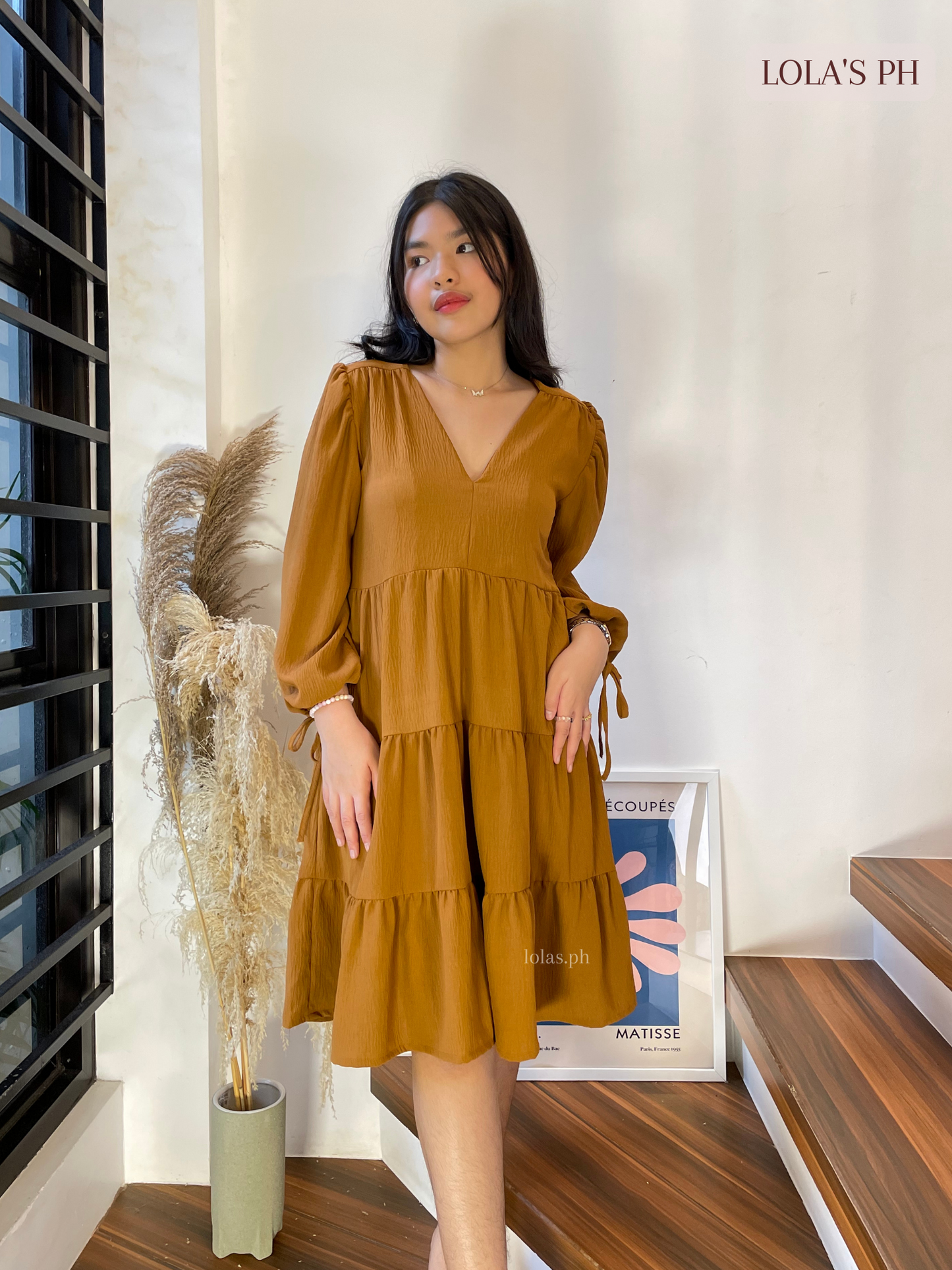 Claudia Dress (Brown)