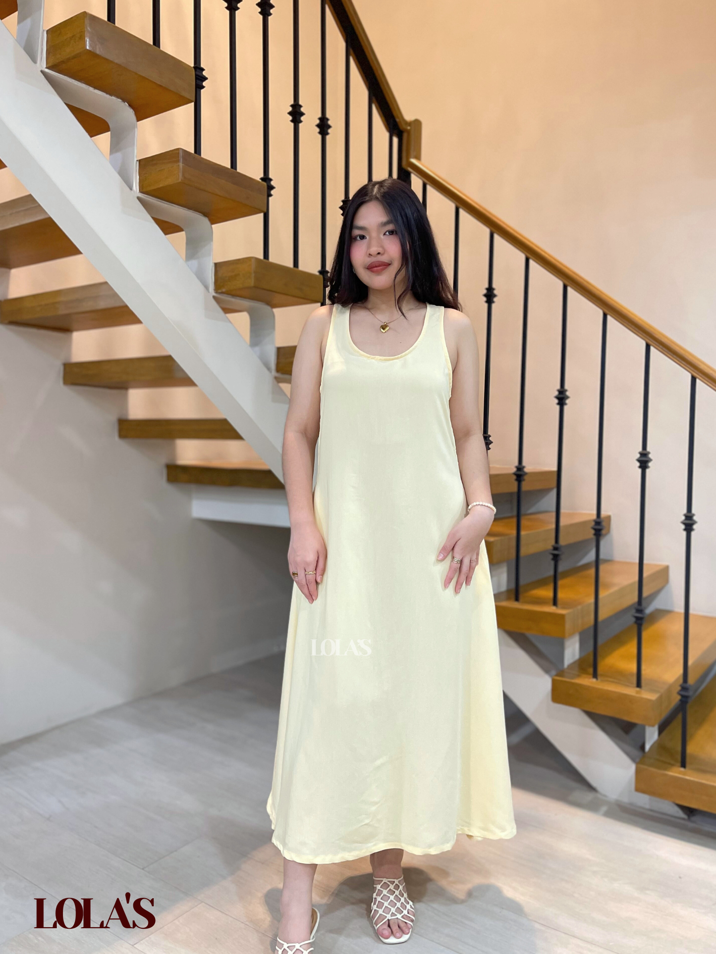 Miranda Dress (Pale Yellow)