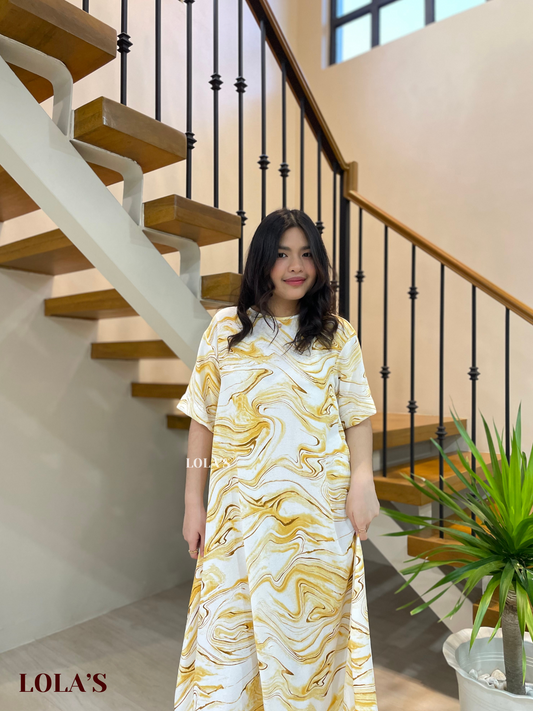 Luna Dress (Caramel Swirl)