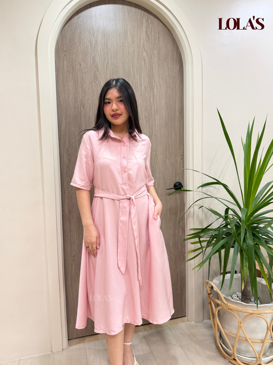 Bianca Dress (Dusty Pink)