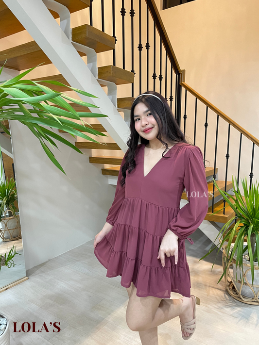 Monina Dress (Plum)