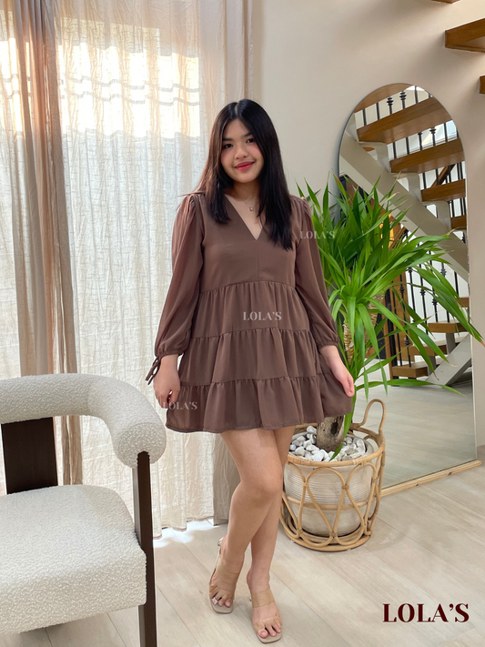 Monina Dress (Taupe)