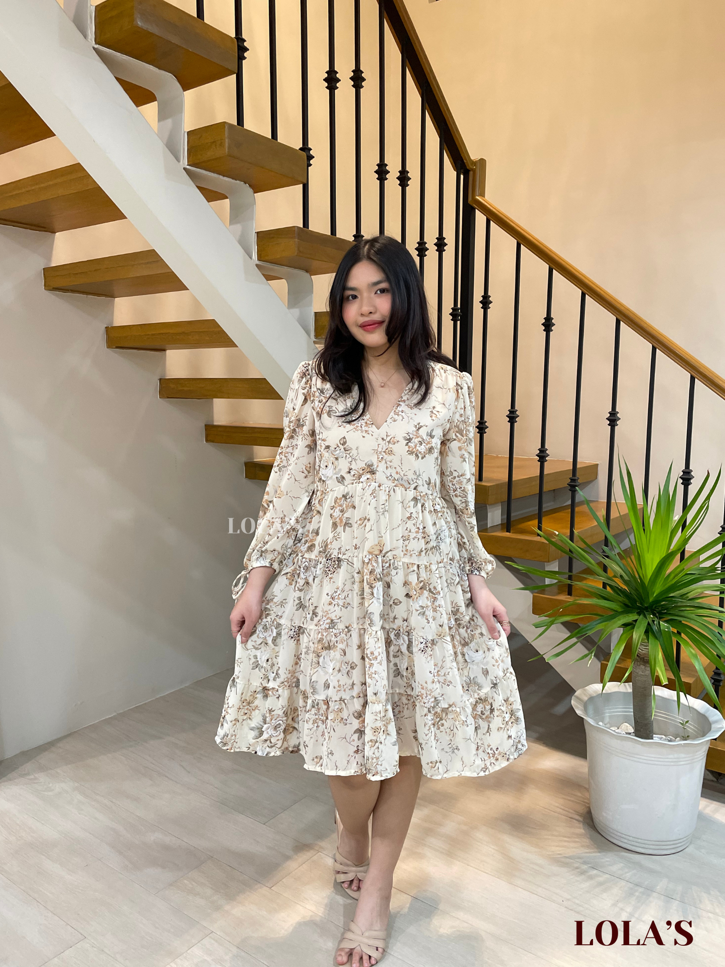 Diana Dress (Tuscan Florals)