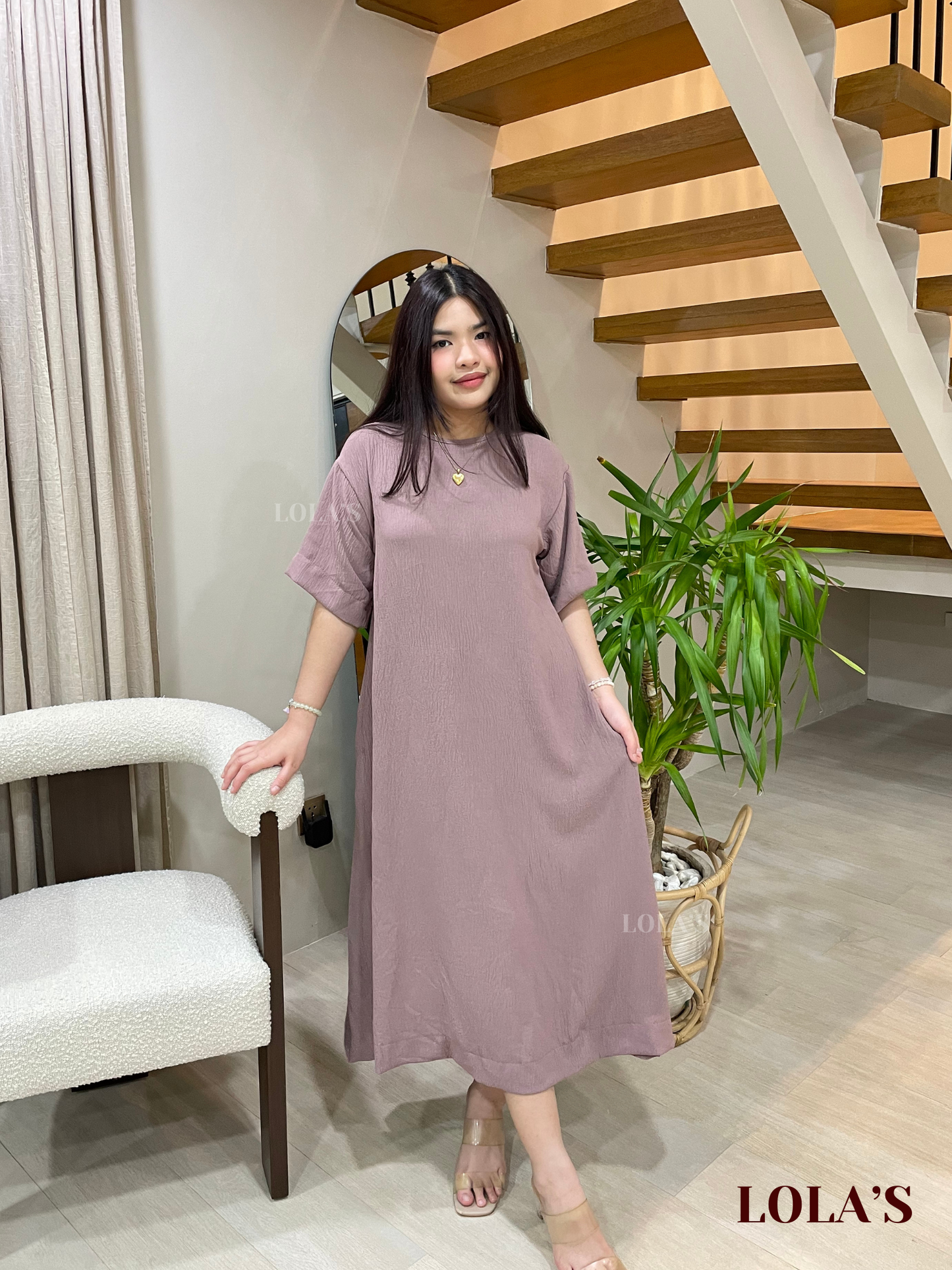 Luna Dress (Light Taupe)