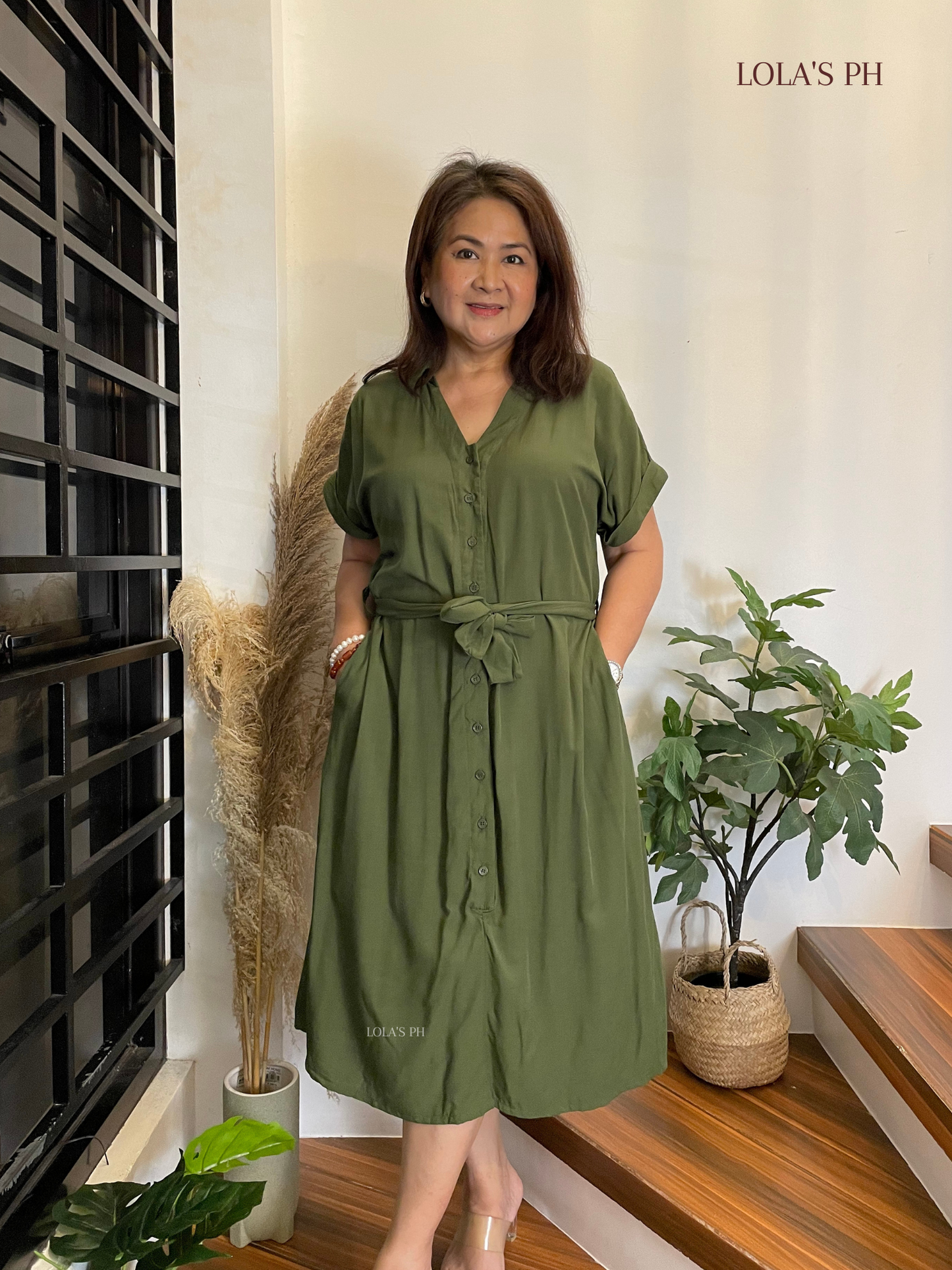 Alice Dress (Army Green)