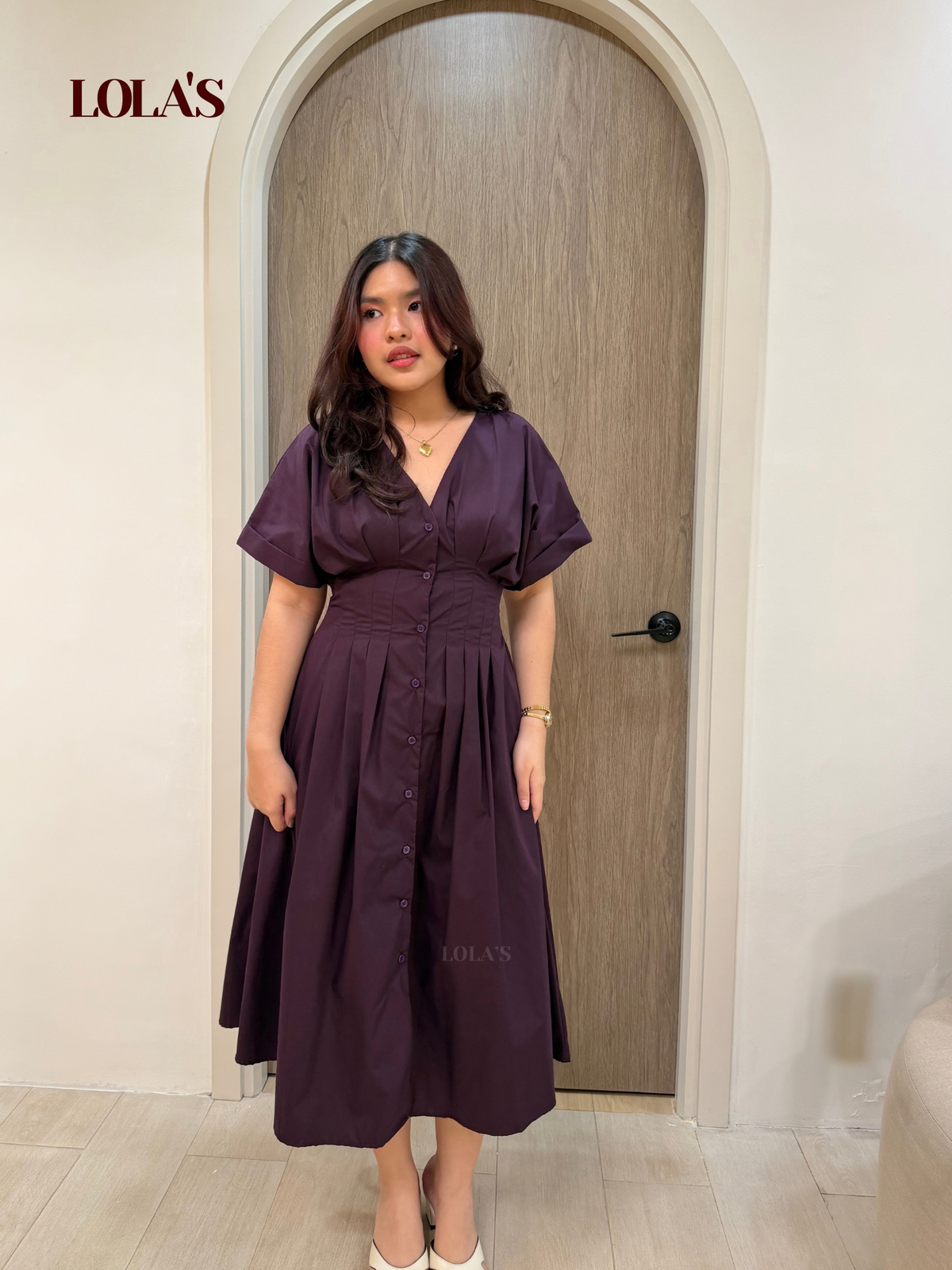 Frederica Dress (Dusk Poplin)