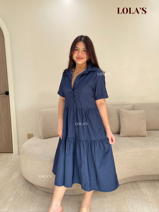 Emily Dress (Dark Denim)