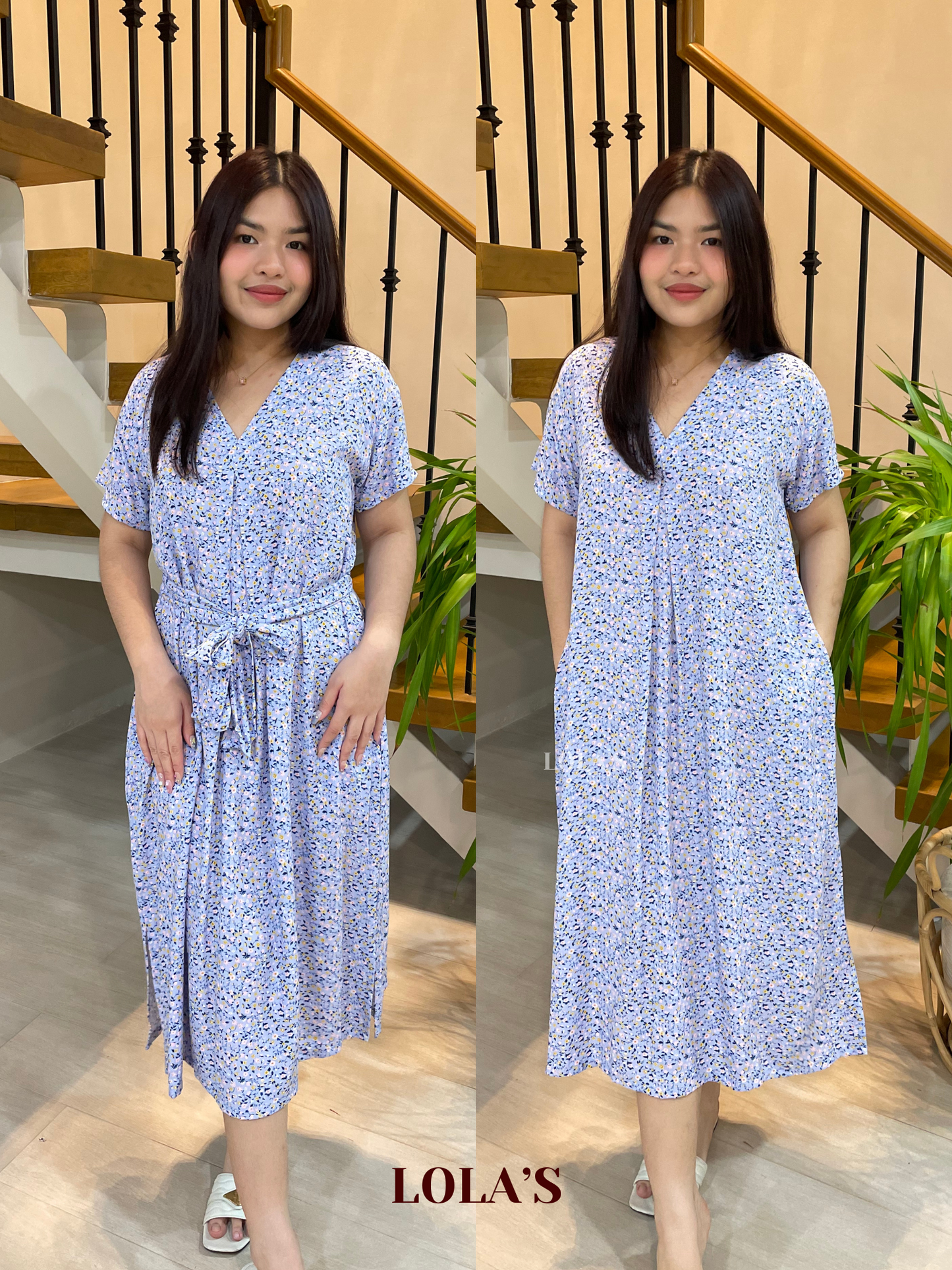 Tracy Dress (Periwinkle Spring)