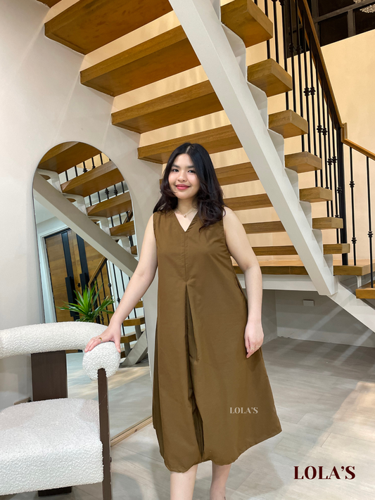 Gaile Dress (Cedar Brown)