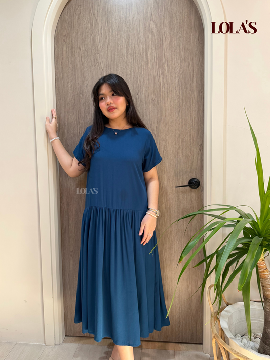Mina Dress (Teal Blue)