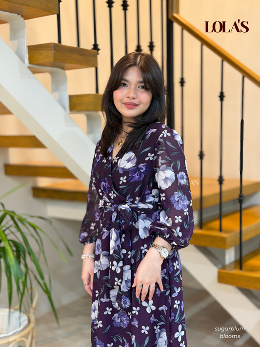 Paula Dress (Sugarplum Blooms)