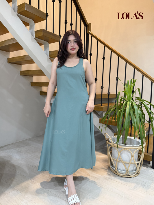 MIranda Dress (Sage Green)