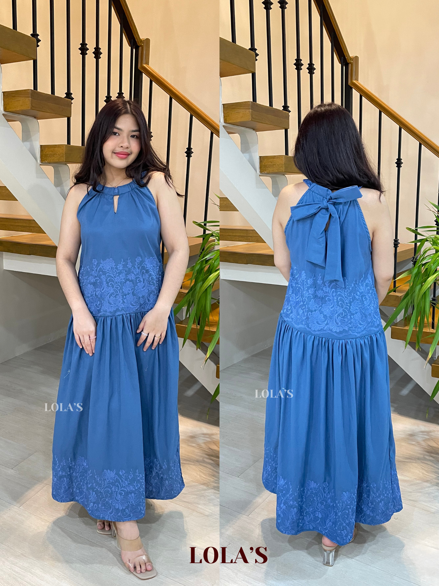 Chesca Dress (French Blue)