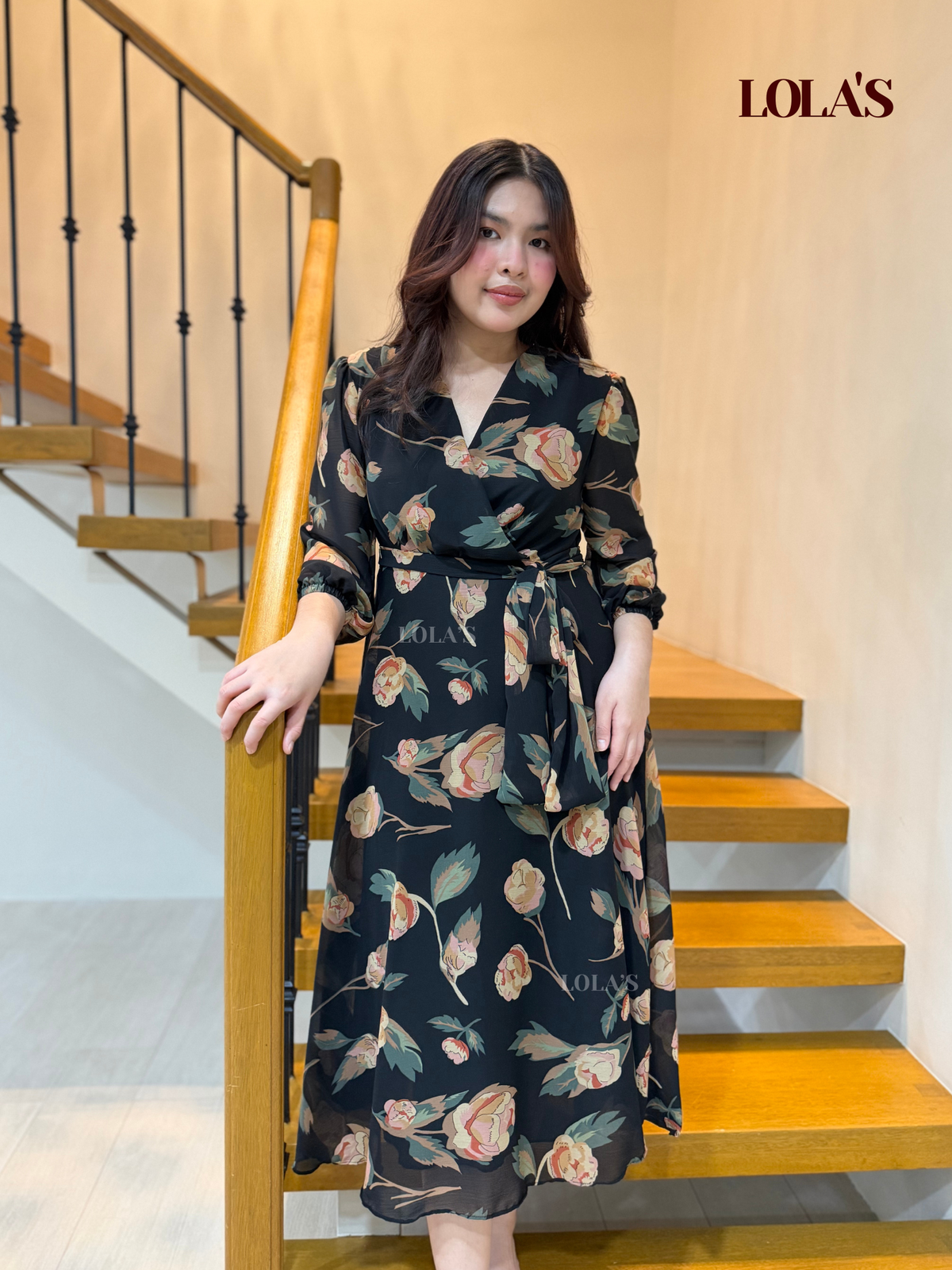 Paula Dress (Rose Noir)