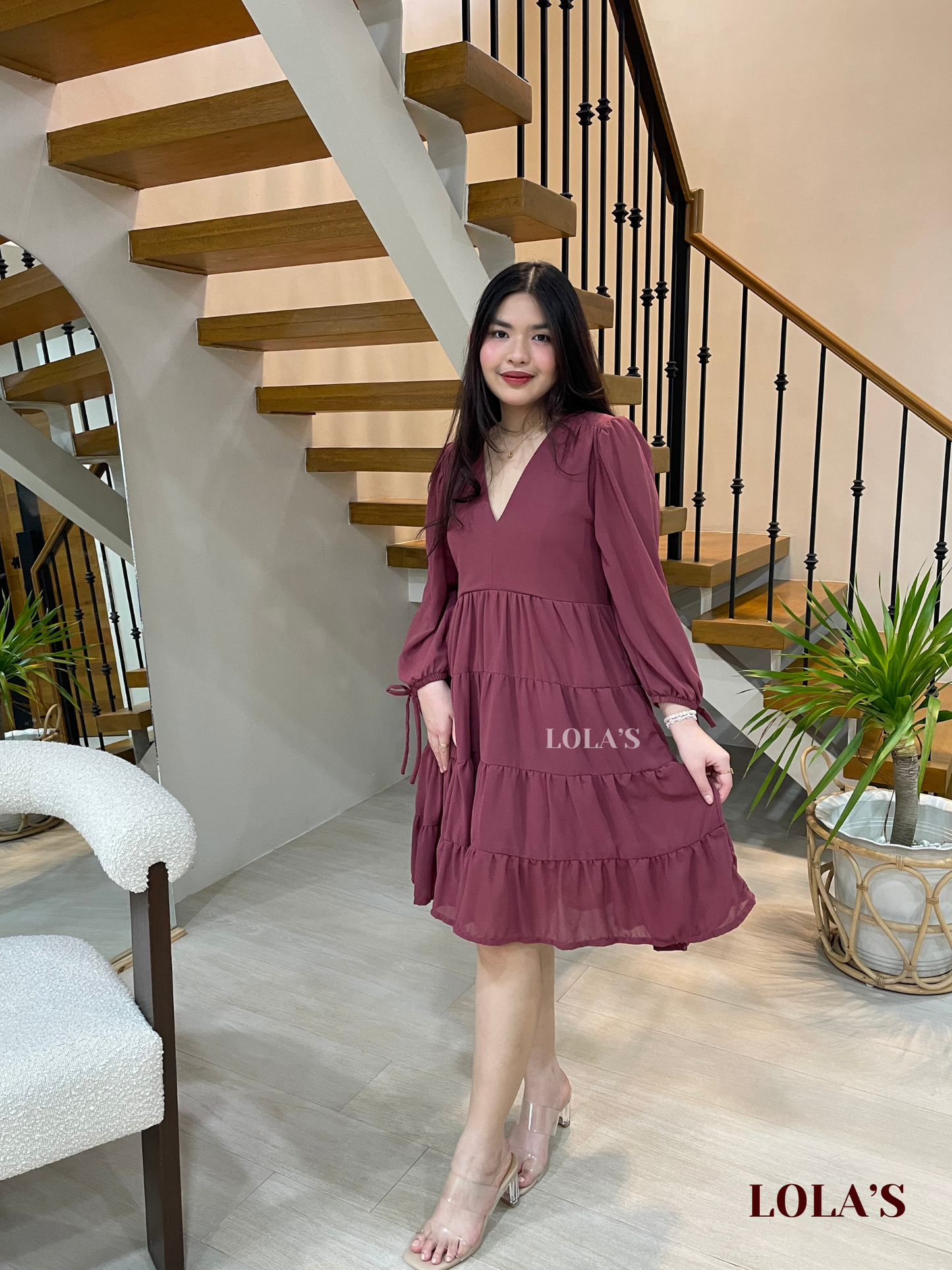 Diana Dress (Mauve)