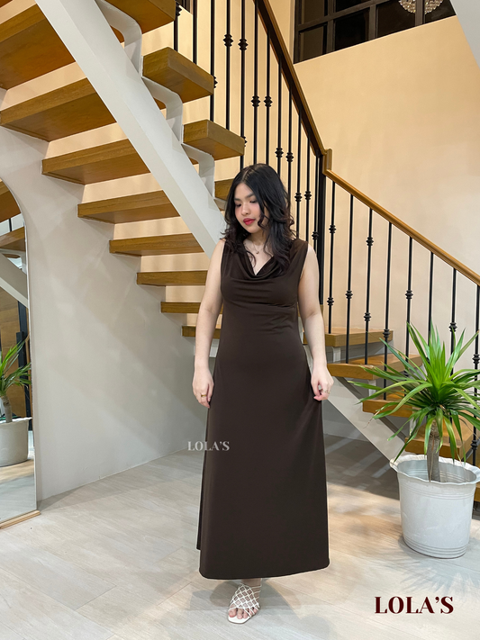 Sheena Dress (Chocolate)