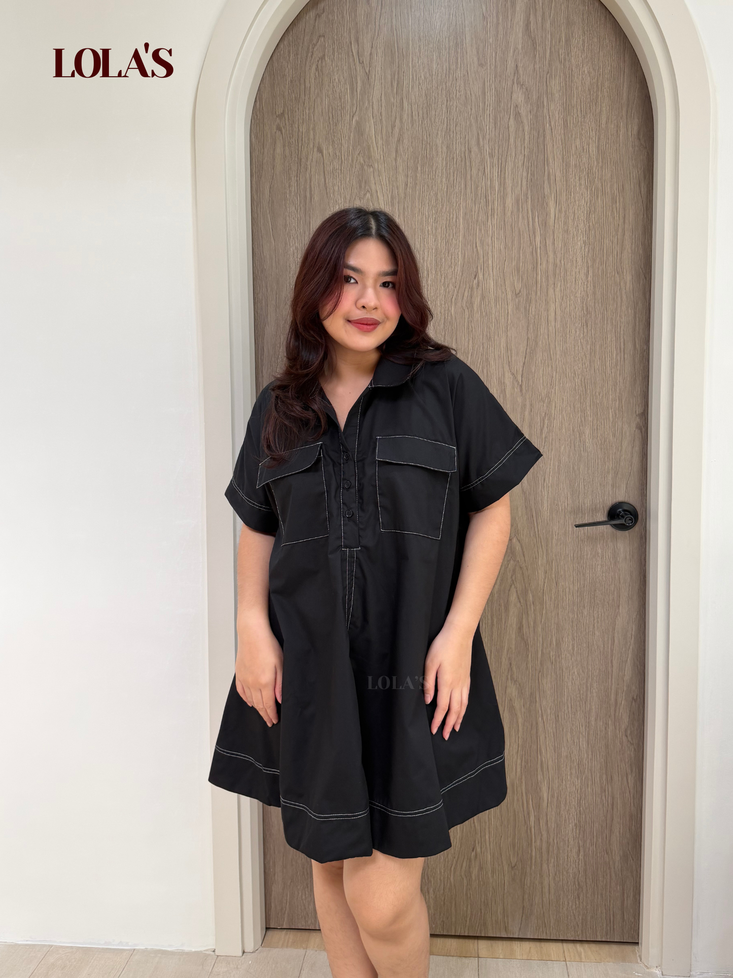 Sandrine Dress (Black)