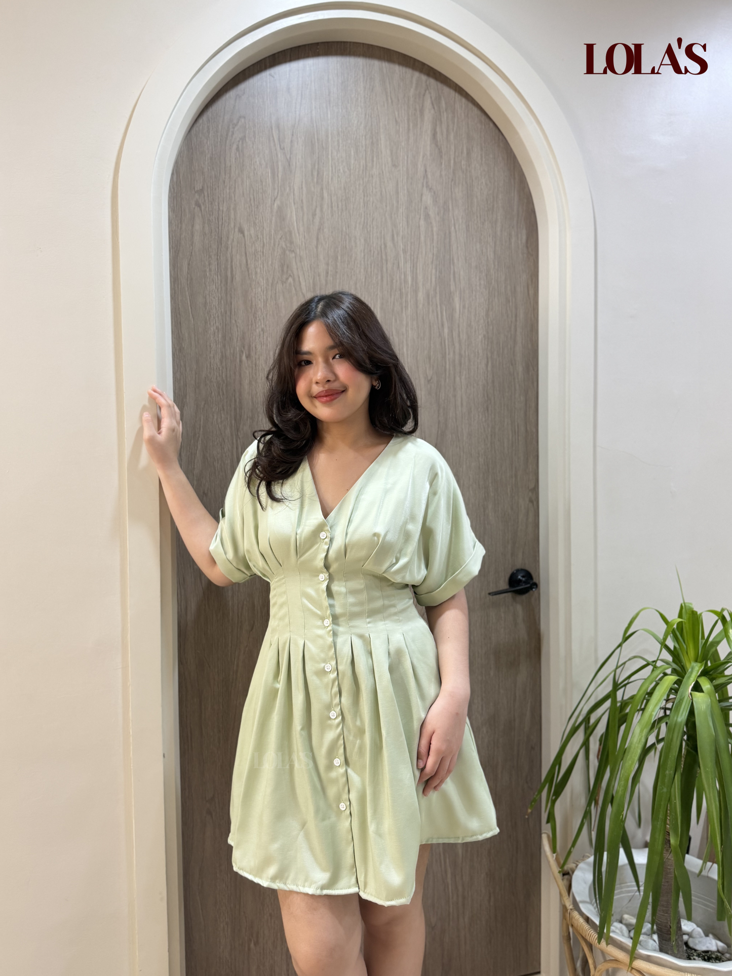 Felicia Dress (Pale Mint)