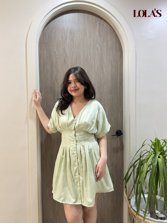 Felicia Dress (Pale Mint)