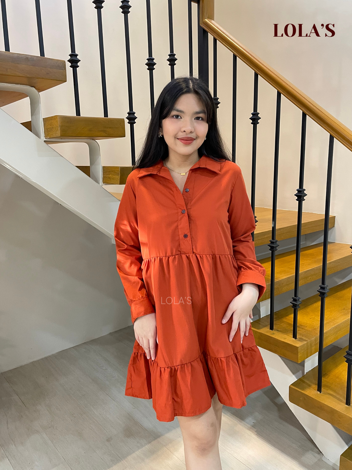 Yejin Dress (Rust)