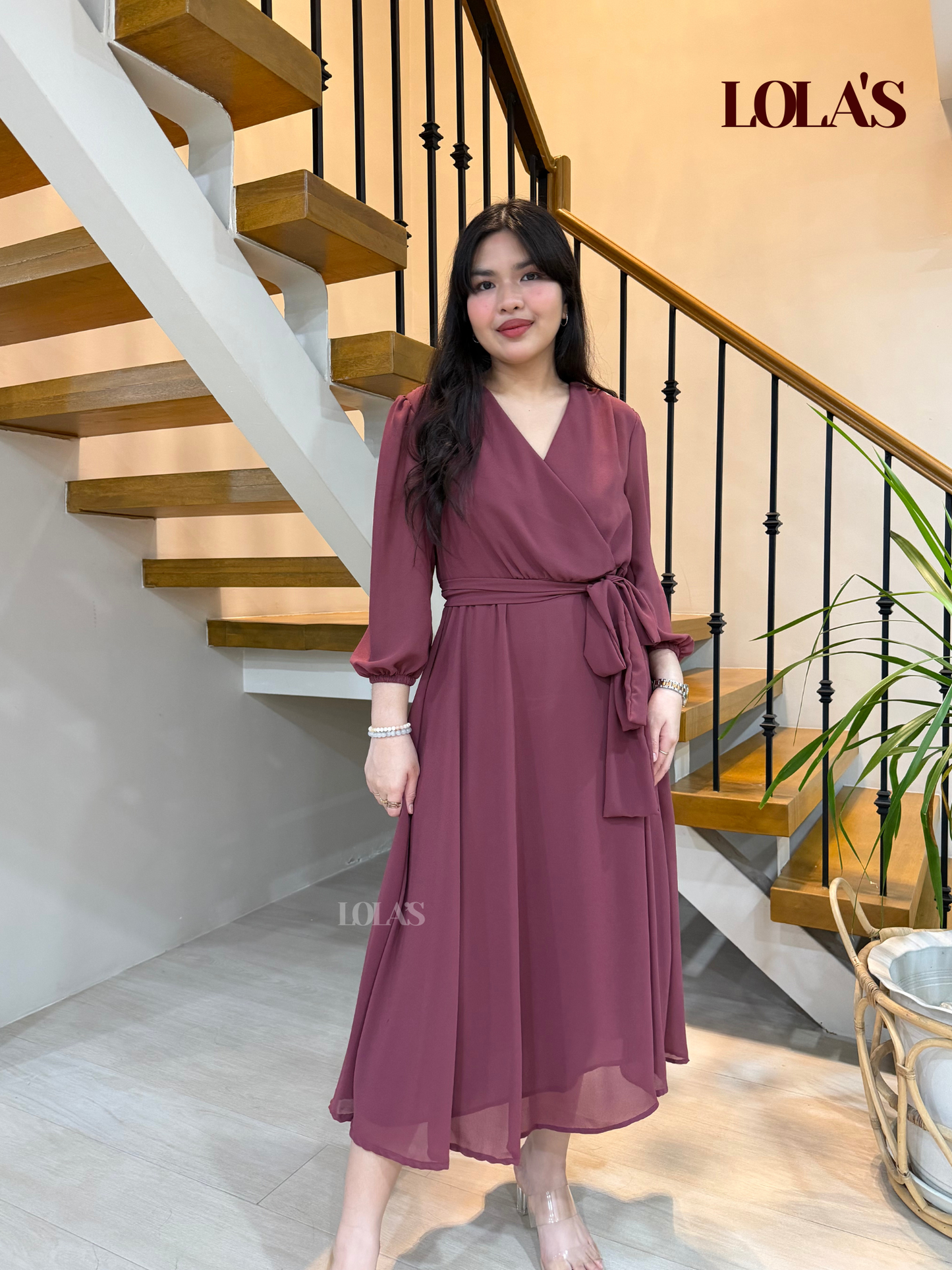 Paula Dress (Plum)