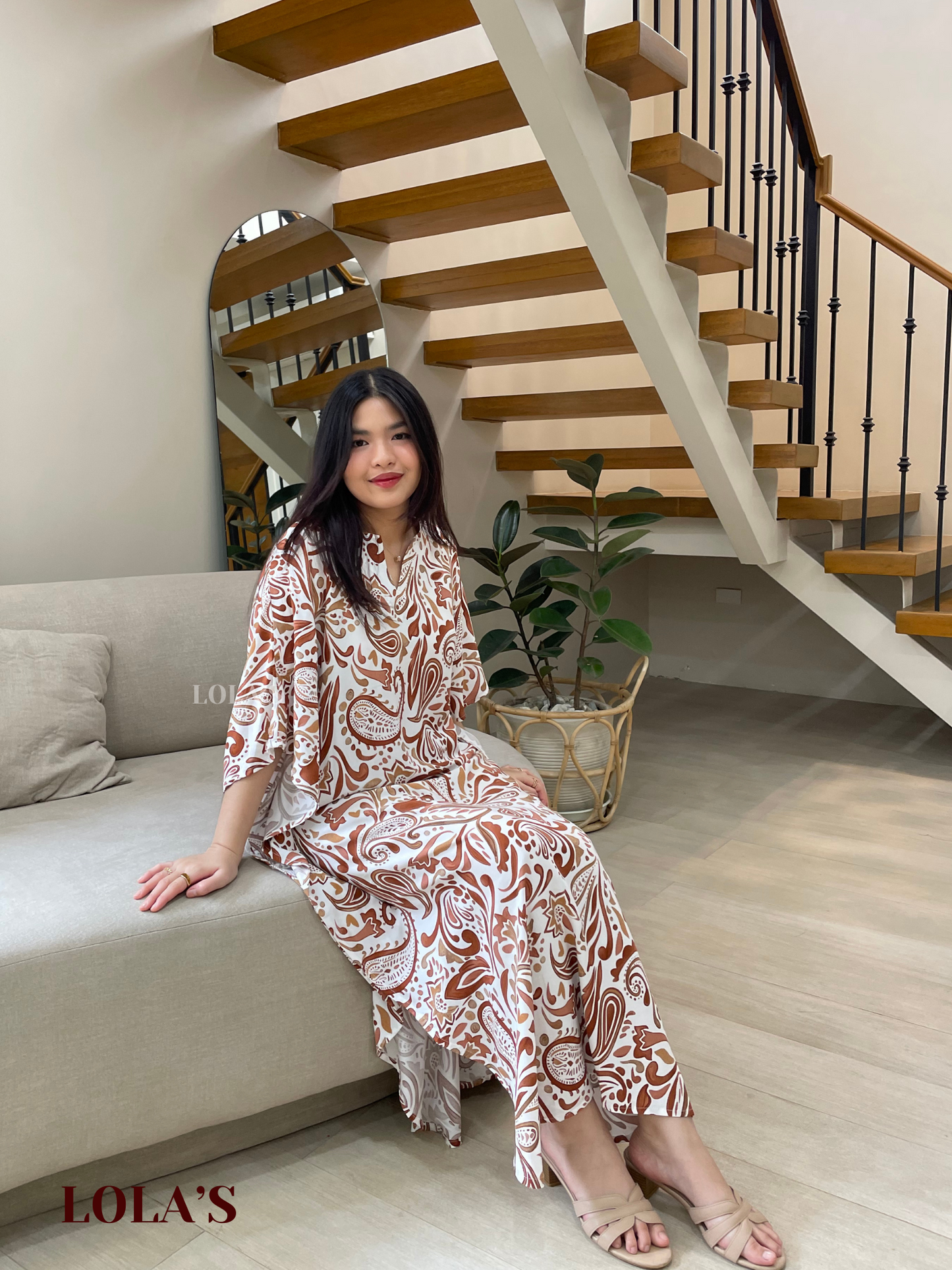 Donya Dress (Rustic Paisleys)