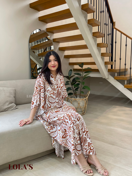 Donya Dress (Rustic Paisleys)