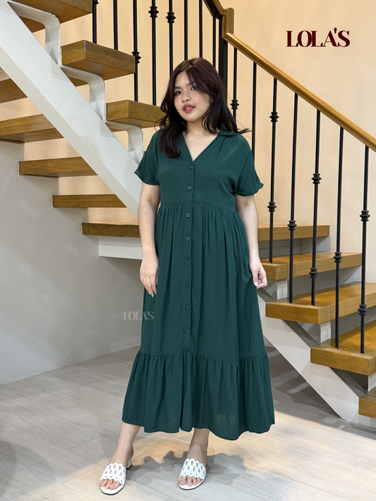 Regine Dress (Emerald)