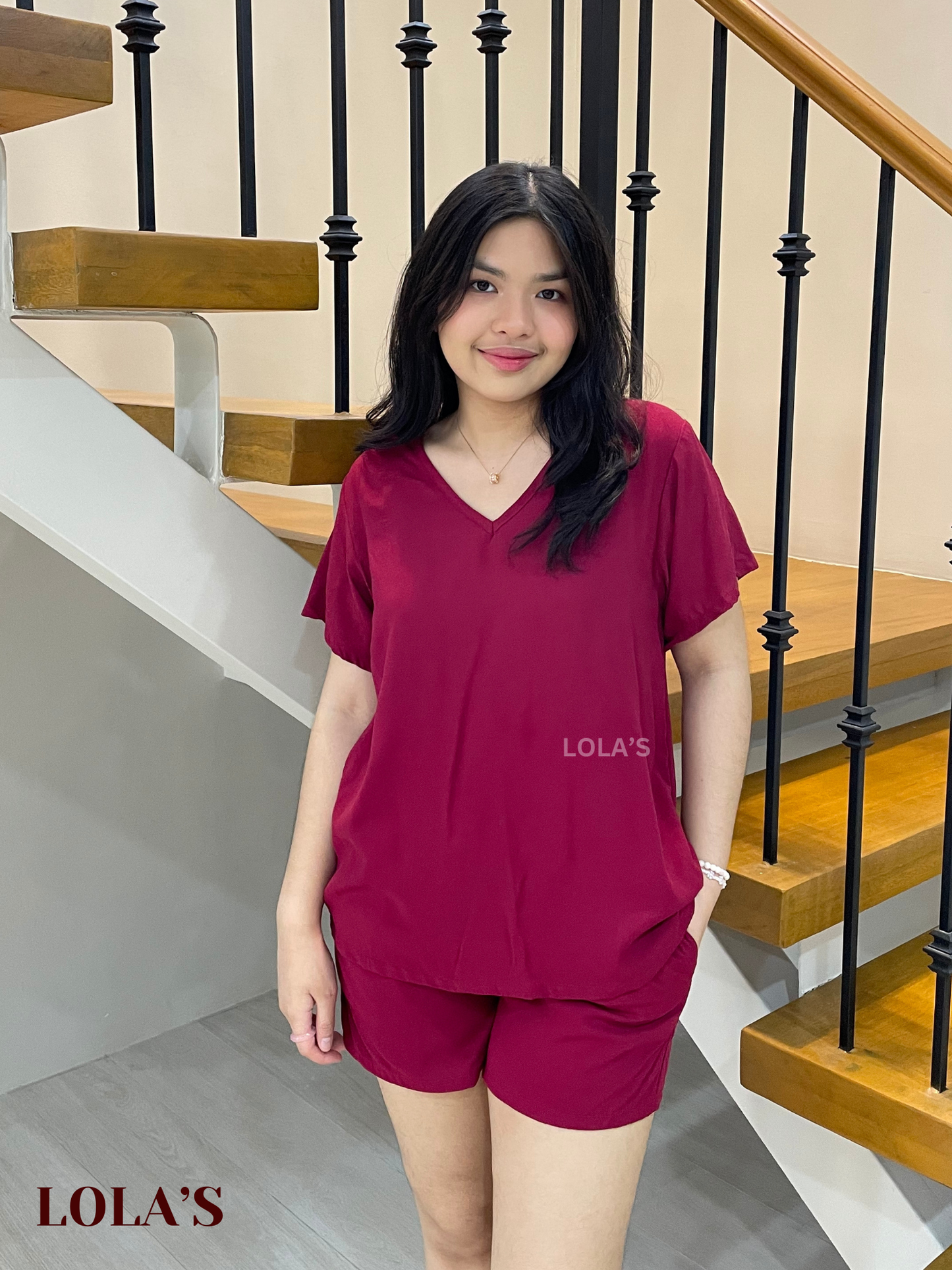 Terno Loungewear Coordinates (Wine)